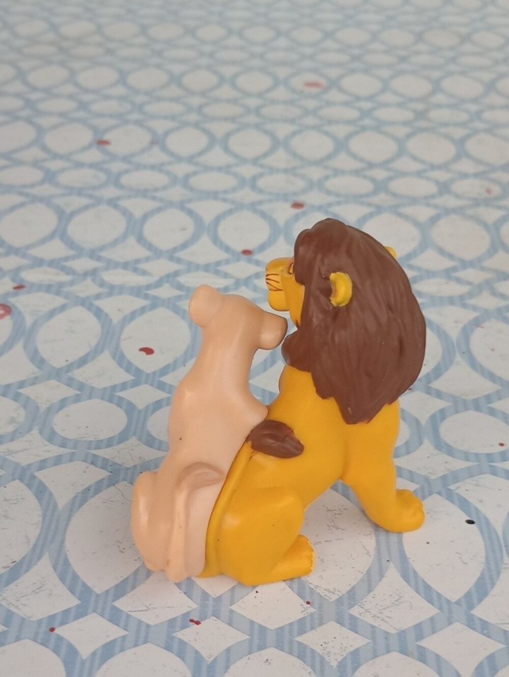 Vintage 1990s Disney The Lion King PVC Figures • Simba & Nala • Mini Collectible - Picture 4 of 7